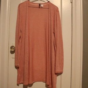 H&M Long Pink Cardigan